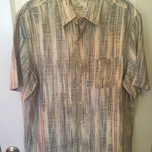 Tasso Elba Men's Short Sleeve Button Down Shirt